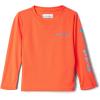 Columbia Boys’ Terminal Tackle Long Sleeve Tee(Bright Poppy/Ocean Blue Logo)