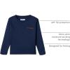 Columbia Boys’ Terminal Tackle Long Sleeve Tee(Collegiate Navy/Red Spark)