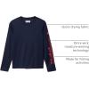 Columbia Boys’ Terminal Tackle Long Sleeve Tee(Collegiate Navy/Red Spark Logo)
