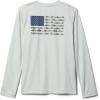 Columbia Boys’ Terminal Tackle Long Sleeve Tee(Cool Green/Carbon)