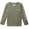 Columbia Boys’ Terminal Tackle Long Sleeve Tee(Cypress/Cool Grey Logo)