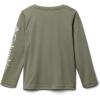 Columbia Boys’ Terminal Tackle Long Sleeve Tee(Cypress/Cool Grey Logo)