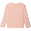 Columbia Boys’ Terminal Tackle Long Sleeve Tee(Light Coral/White Logo)