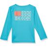 Columbia Boys’ Terminal Tackle Long Sleeve Tee(Ocean Teal/Cool Green)