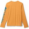 Columbia Boys’ Terminal Tackle Long Sleeve Tee(Summer Orange/Blue Echo Logo)