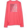 Columbia Boys’ Terminal Tackle Long Sleeve Tee(Sunset Red/Pfg Elements)