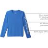Columbia Boys’ Terminal Tackle Long Sleeve Tee(Vivid Blue/Cool Grey)