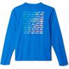Columbia Boys’ Terminal Tackle Long Sleeve Tee(Vivid Blue/Pfg Elements)