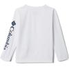 Columbia Boys’ Terminal Tackle Long Sleeve Tee(White/Collegiate Navy Logo)