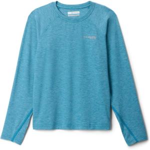 Columbia Boys PFG Uncharted Long Sleeve Shirt(Blue Echo Heather)