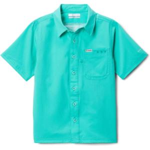 Columbia Boys Slack Tide™ Short Sleeve Camp ShirtSlack Tide Short Sleeve Camp Shirt(Electric Turquoise)