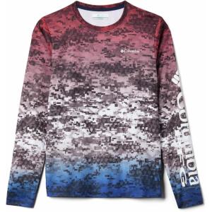 Columbia Boys’ Terminal Tackle Long Sleeve Tee(Americana Digi Camo Fade)