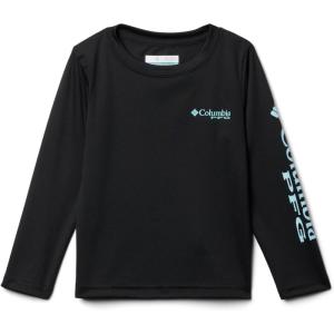 Columbia Boys’ Terminal Tackle Long Sleeve Tee(Black/Gulf Stream Logo)