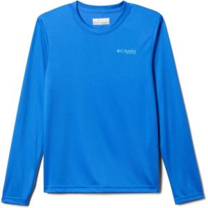 Columbia Boys’ Terminal Tackle Long Sleeve Tee(Blue Macaw/Atoll)