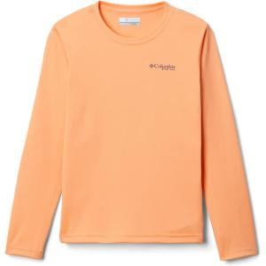Columbia Boys’ Terminal Tackle Long Sleeve Tee(Bright Nectar/Carbon – Marlin)