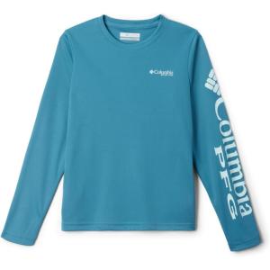 Columbia Boys’ Terminal Tackle Long Sleeve Tee(Canyon Blue/Icy Morn Logo)