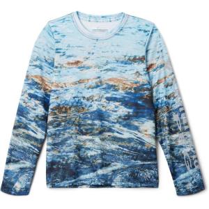 Columbia Boys’ Terminal Tackle Long Sleeve Tee(Carbon Deepsea Fade)