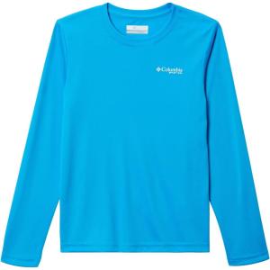 Columbia Boys’ Terminal Tackle Long Sleeve Tee(Compass Blue/White)