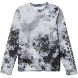 Columbia Boys’ Terminal Tackle Long Sleeve Tee(Cool Grey Deepwaters Camo)