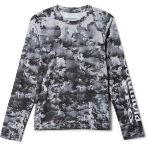 Columbia Boys’ Terminal Tackle Long Sleeve Tee(Cool Grey Seamoss)