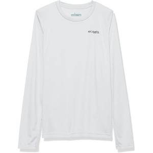 Columbia Boys’ Terminal Tackle Long Sleeve Tee(Cool Grey/Pfg Elements)