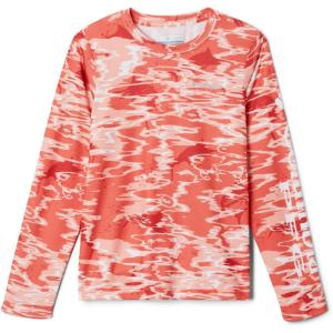 Columbia Boys’ Terminal Tackle Long Sleeve Tee(Corange Ripples)