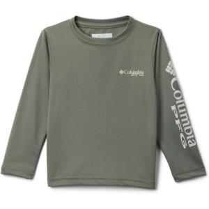 Columbia Boys’ Terminal Tackle Long Sleeve Tee(Cypress/Dark Stone Logo)