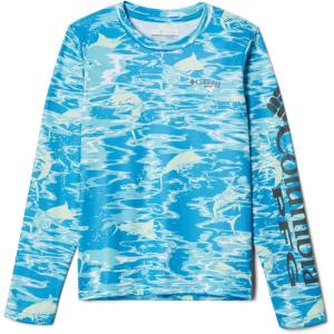 Columbia Boys’ Terminal Tackle Long Sleeve Tee(Pool Ripples)