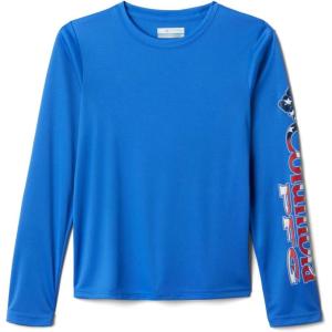 Columbia Boys’ Terminal Tackle Long Sleeve Tee(Vivid Blue)