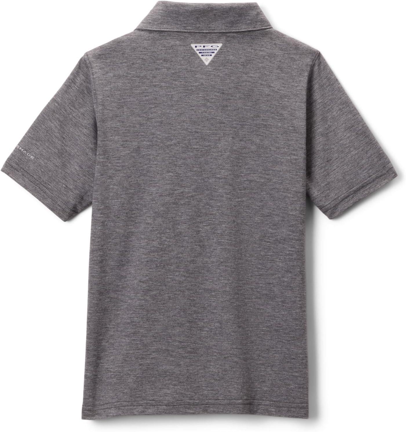 imageColumbia Boys PFG Uncharted PoloShark Heather