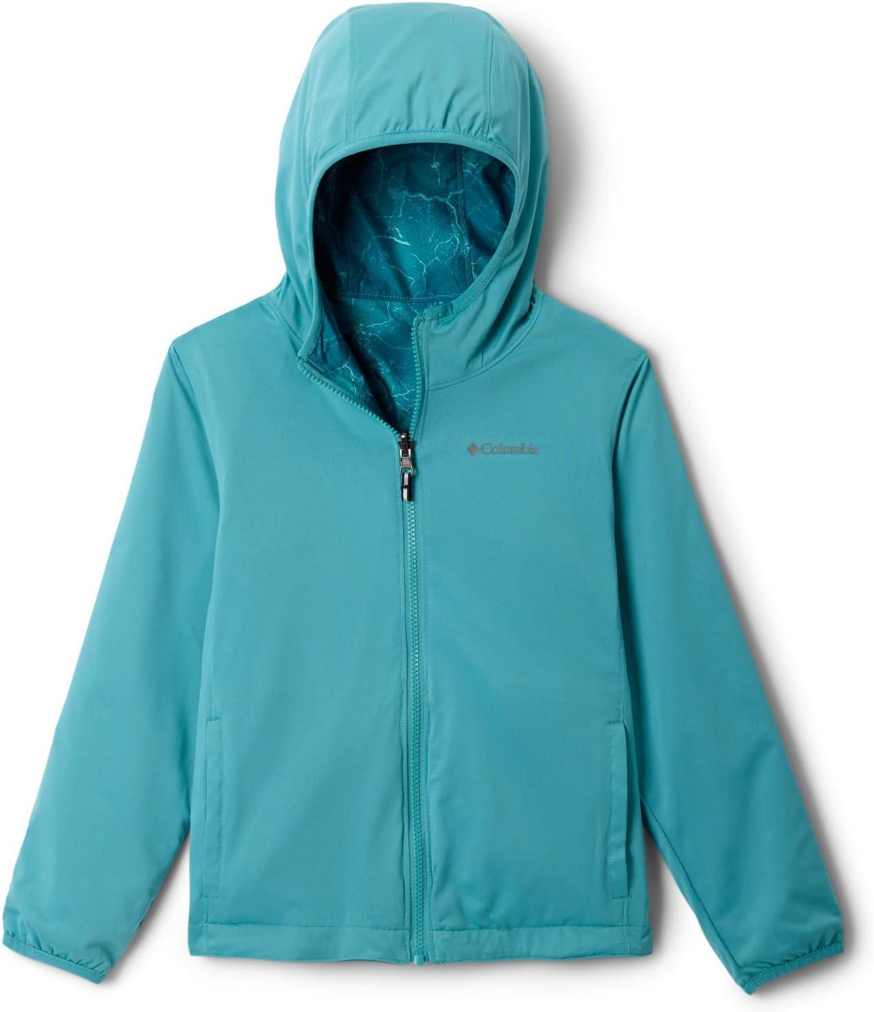 imageColumbia Boys Pixel Grabber II Reversible JacketTeal Cracked Earth