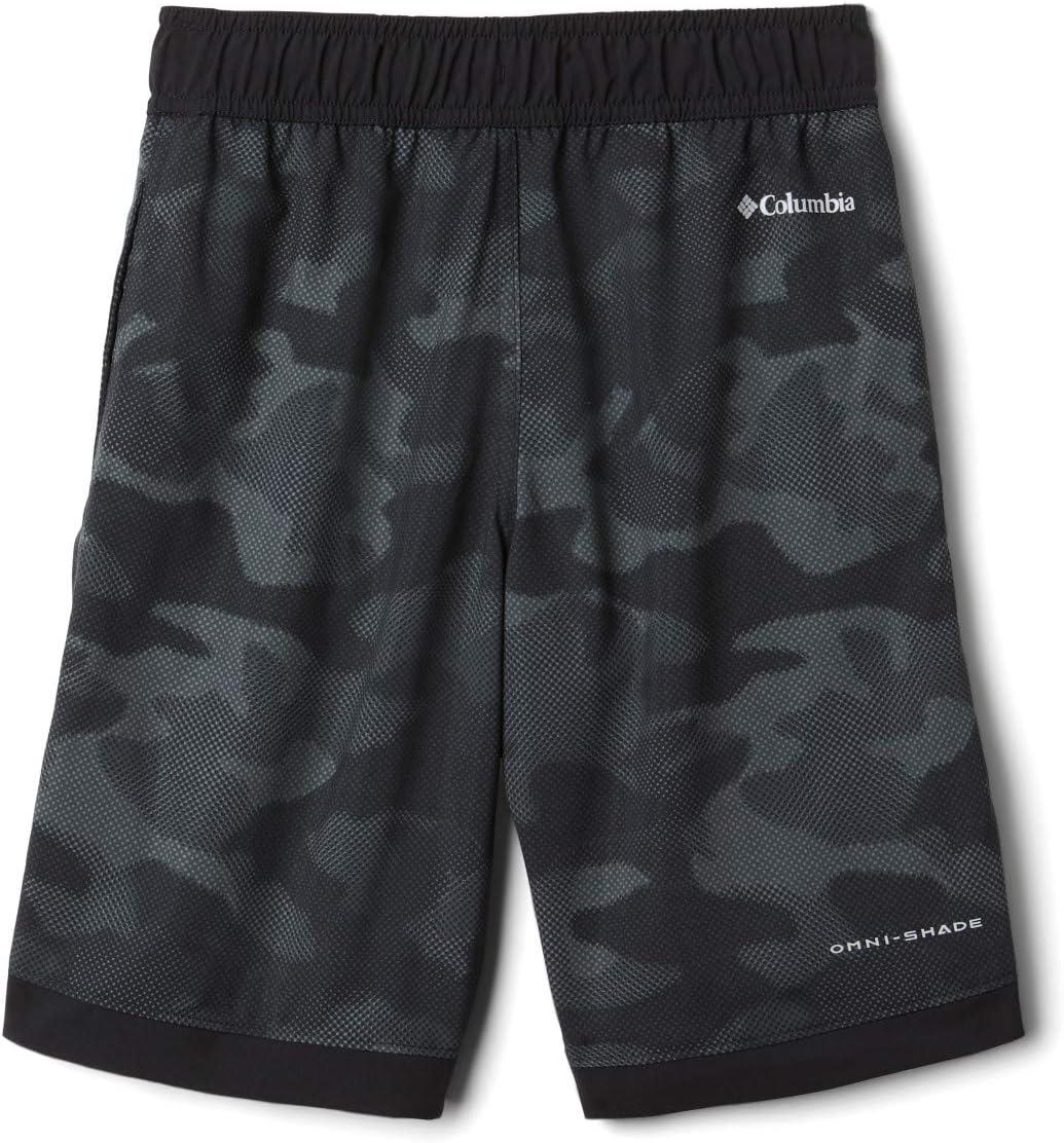 imageColumbia Boys Sandy Shores Boardshort MoistureWicking UV Sun ProtectionBlack Spotted Camo