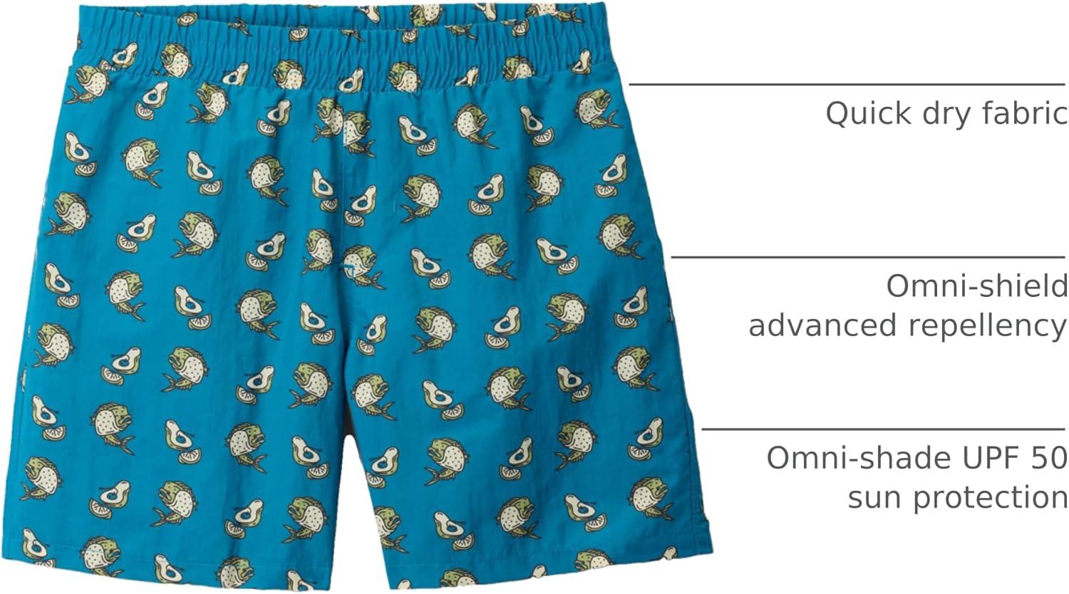 imageColumbia Boys Super Backcast Ii ShortBlue Echo Fishtacos