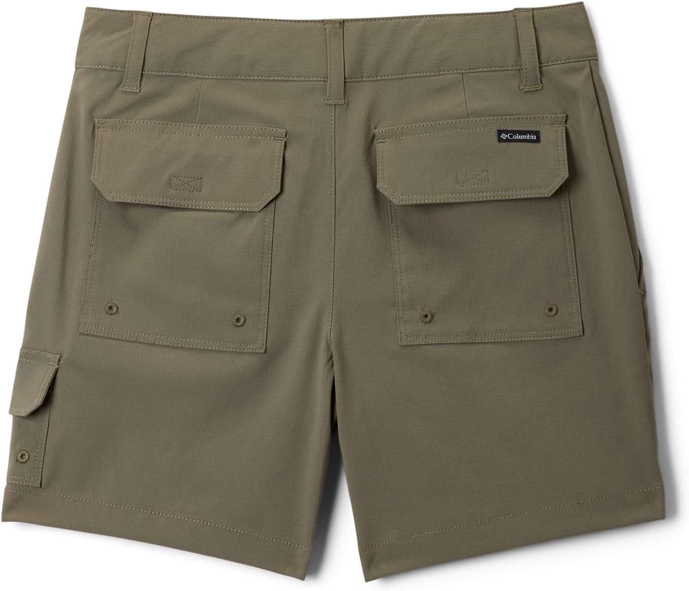 imageColumbia Boys Tech Trail Utility ShortStone Green