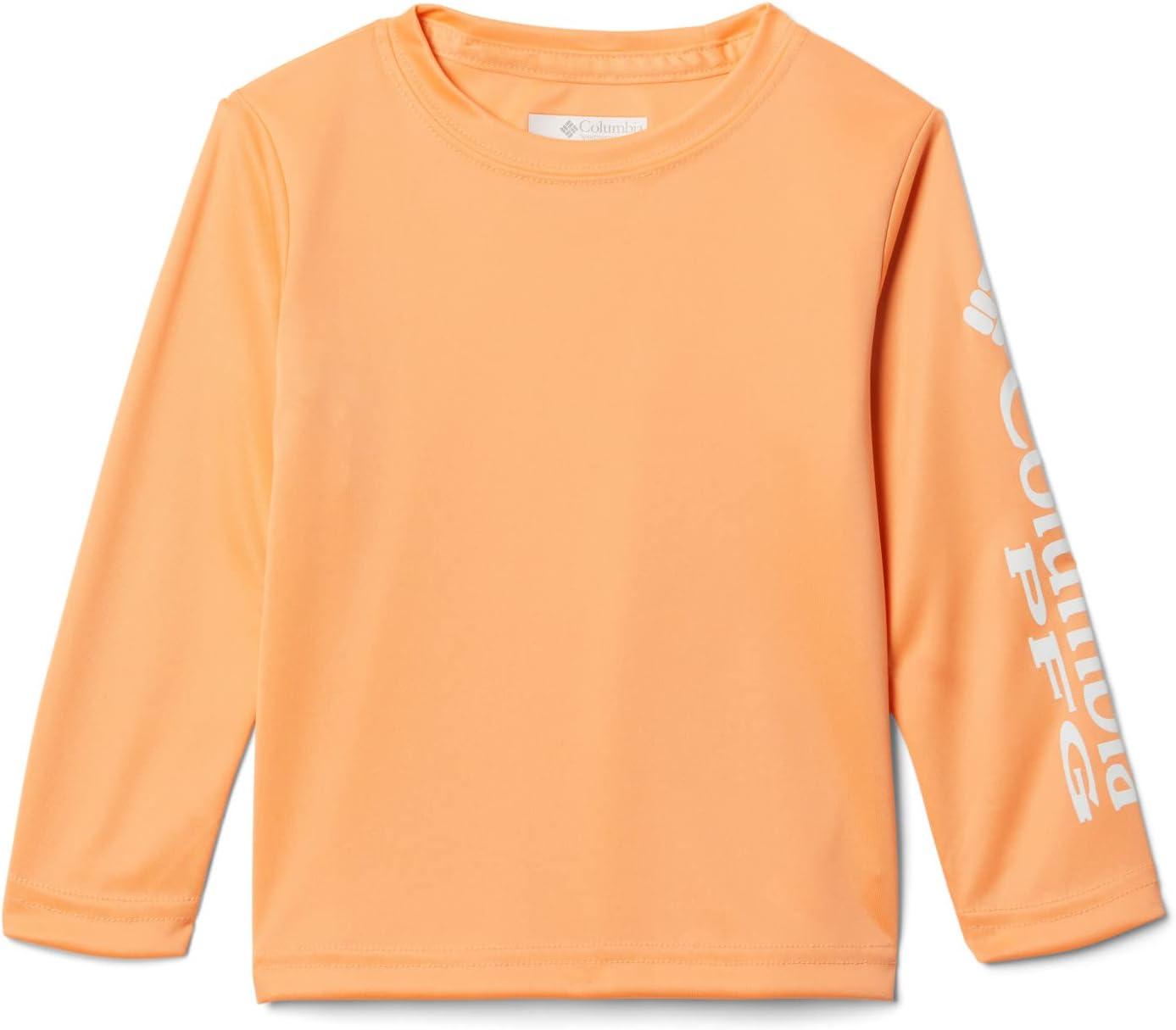 imageColumbia Boys Terminal Tackle PFG Triangle Logo Long SleeveBright NectarWhite Logo