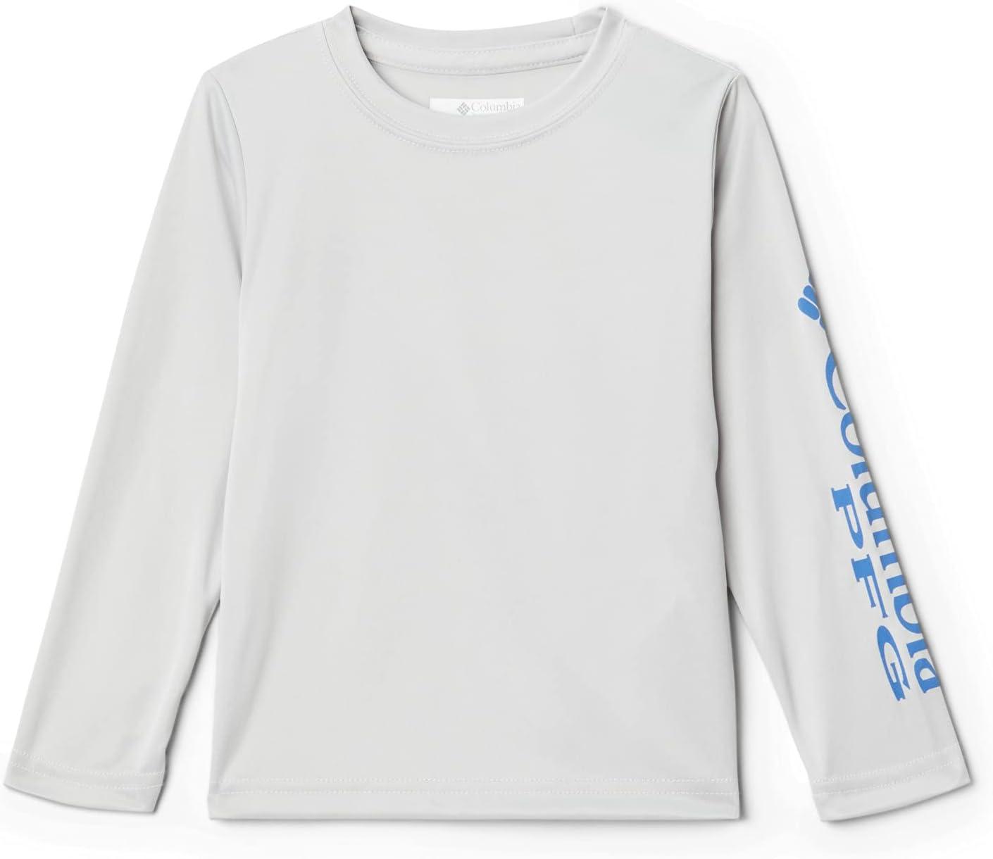 imageColumbia Boys Terminal Tackle PFG Triangle Logo Long SleeveCool GreyVivid Blue