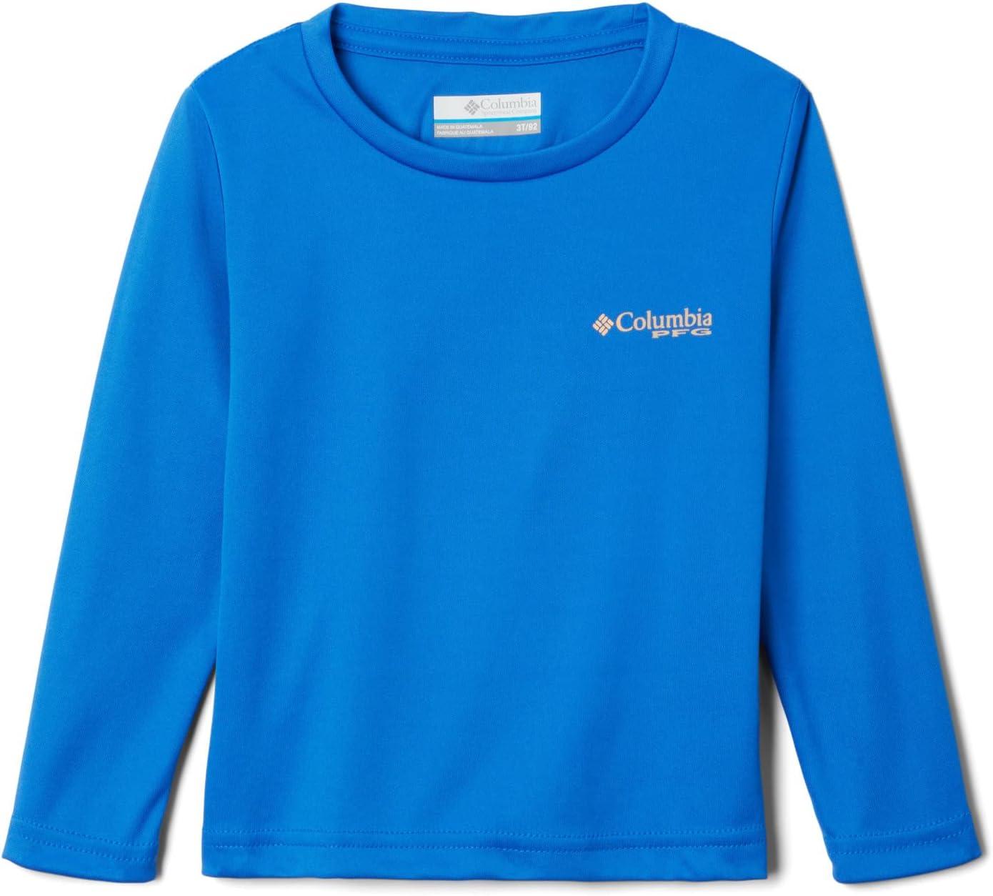 imageColumbia Boys Terminal Tackle PFG Triangle Logo Long SleeveVivid BlueHull Mark Marlin