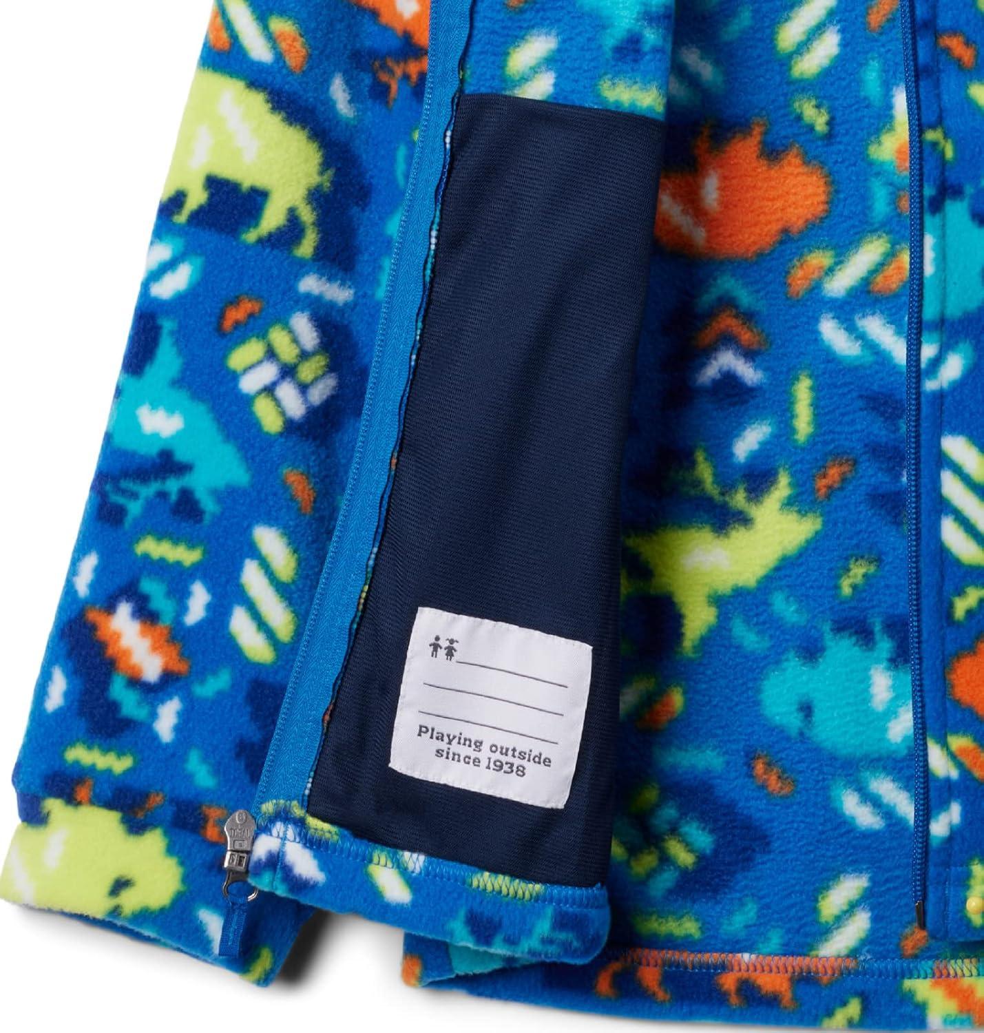 imageColumbia Boys Zing Fleece Jacket JacketBright Indigo Buffaloroam