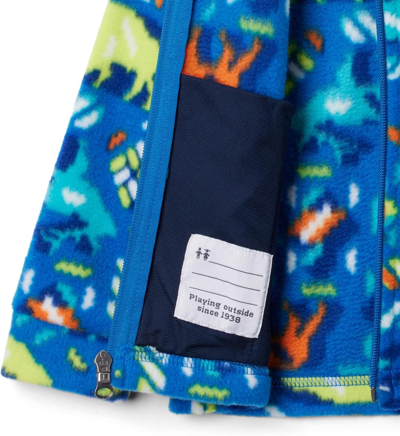 imageColumbia Boys Zing Fleece Jacket JacketBright Indigo Buffaloroam
