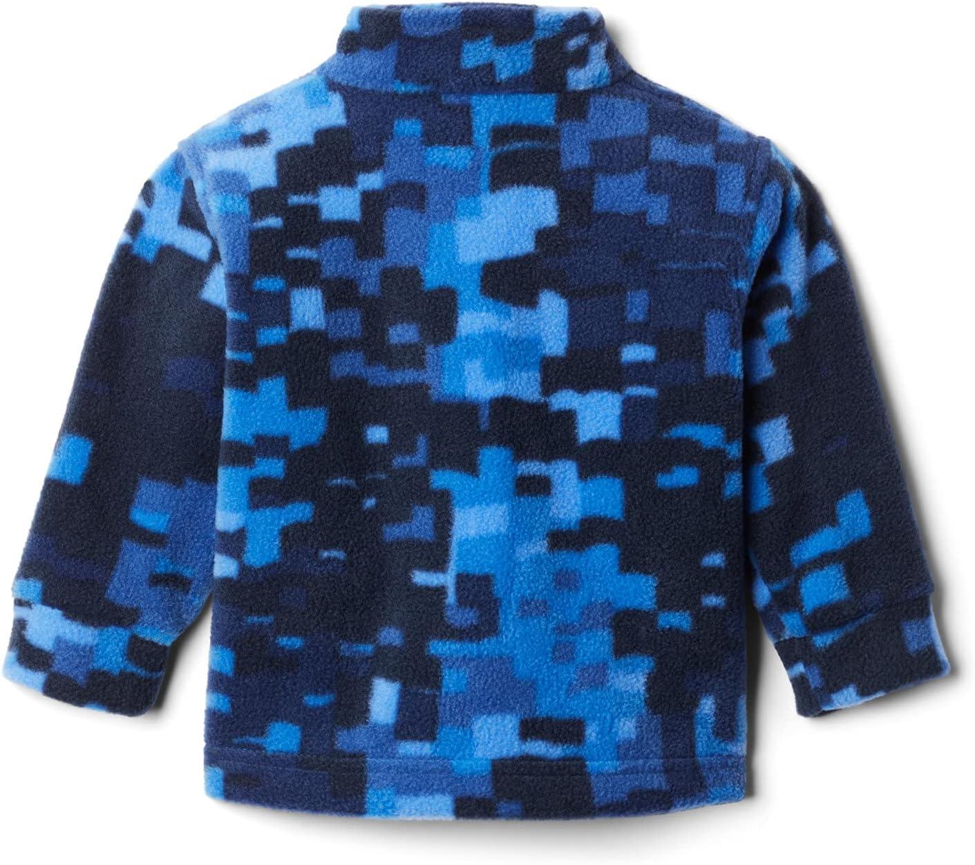 imageColumbia Boys Zing Fleece Jacket JacketBright Indigo Weave Print