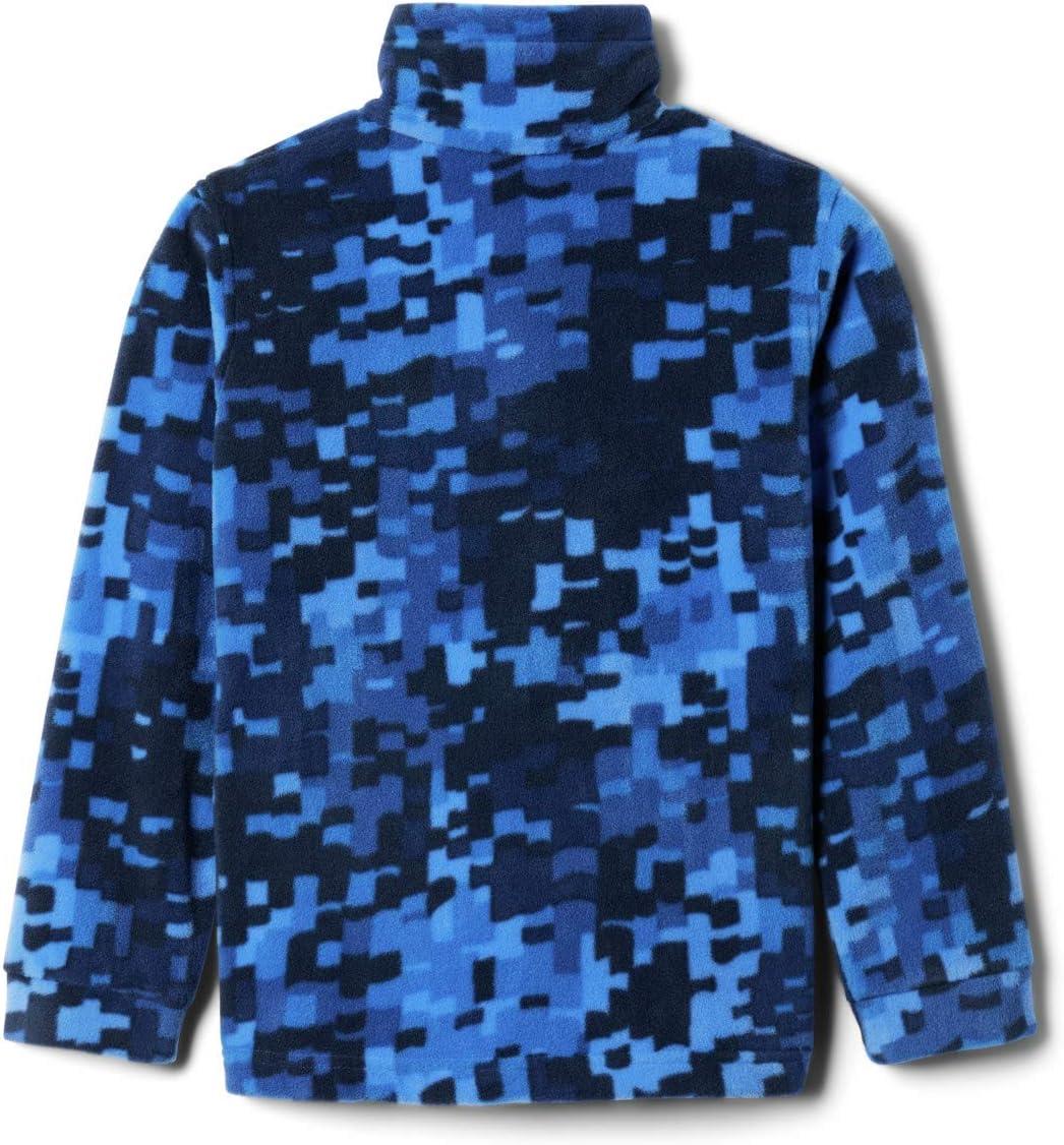 imageColumbia Boys Zing Fleece Jacket JacketBright Indigo Weave Print