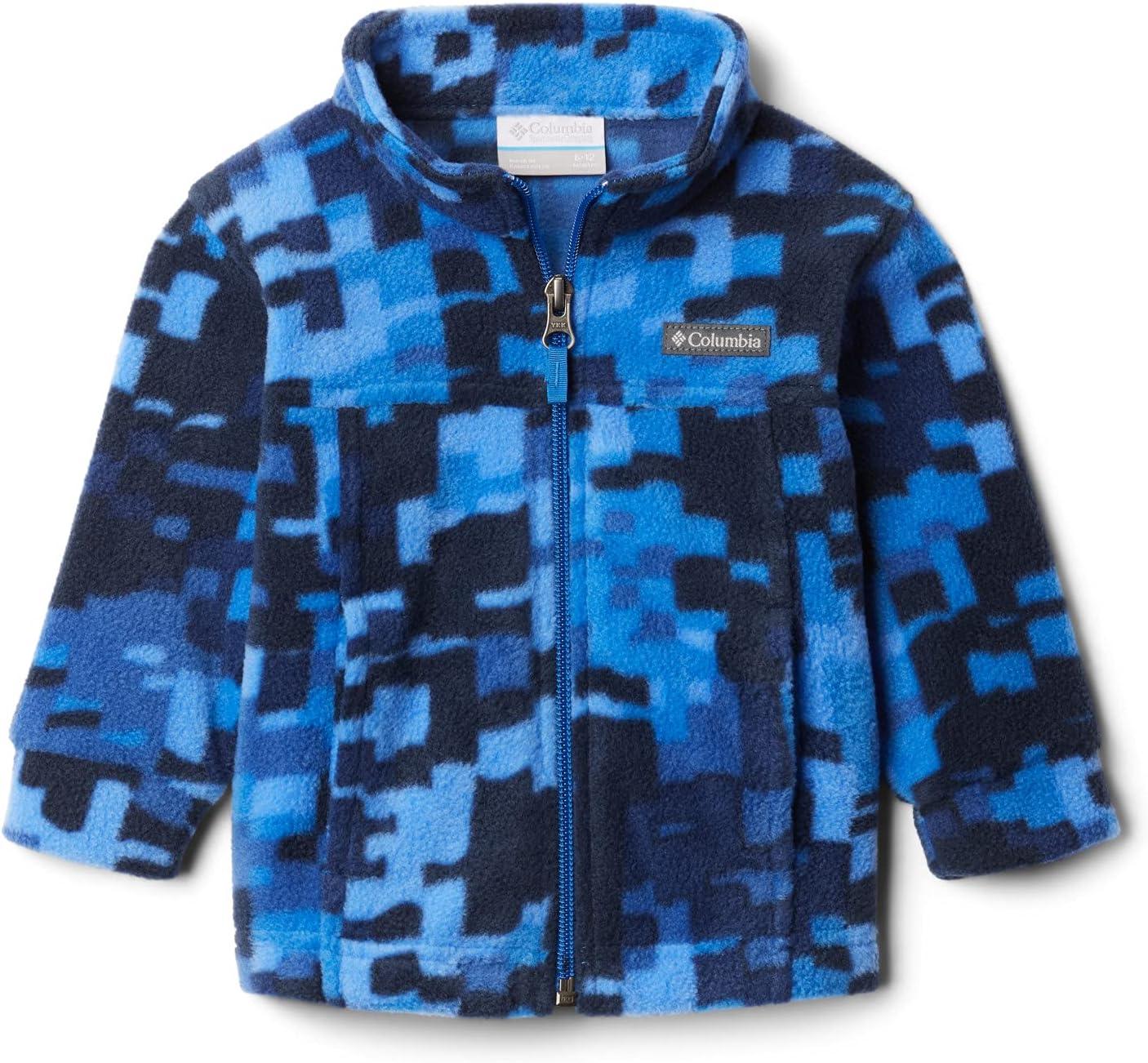 imageColumbia Boys Zing Fleece Jacket JacketBright Indigo Weave Print