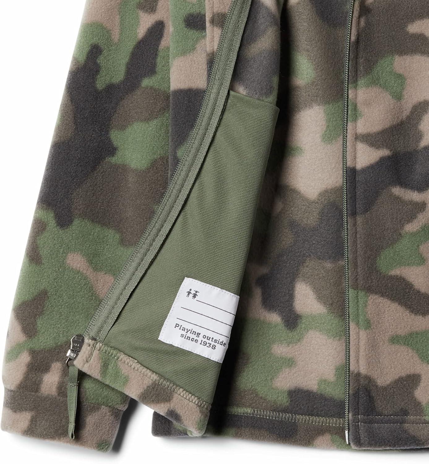 imageColumbia Boys Zing Fleece Jacket JacketCypress Trad Camo B Print