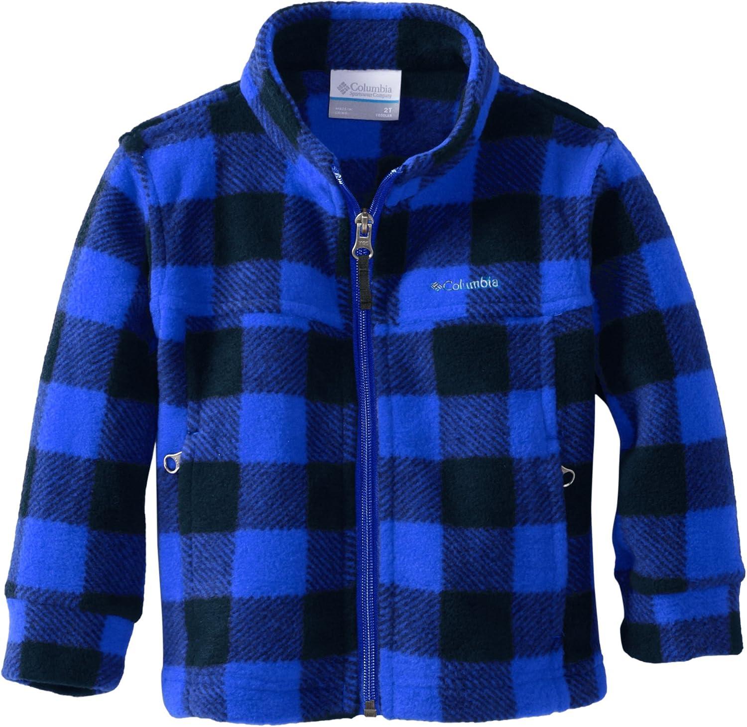 imageColumbia Boys Zing Fleece Jacket JacketHyper BlueLumberjack