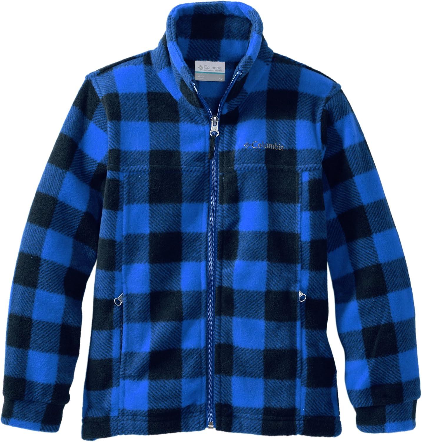 imageColumbia Boys Zing Fleece Jacket JacketHyper BlueLumberjack