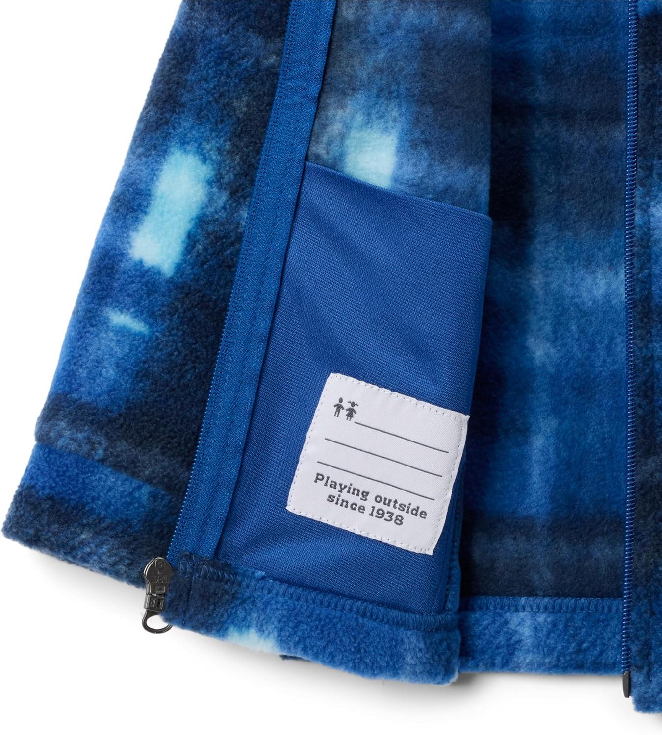 imageColumbia Boys Zing Fleece Jacket JacketMountain Blue Omblur Tonal