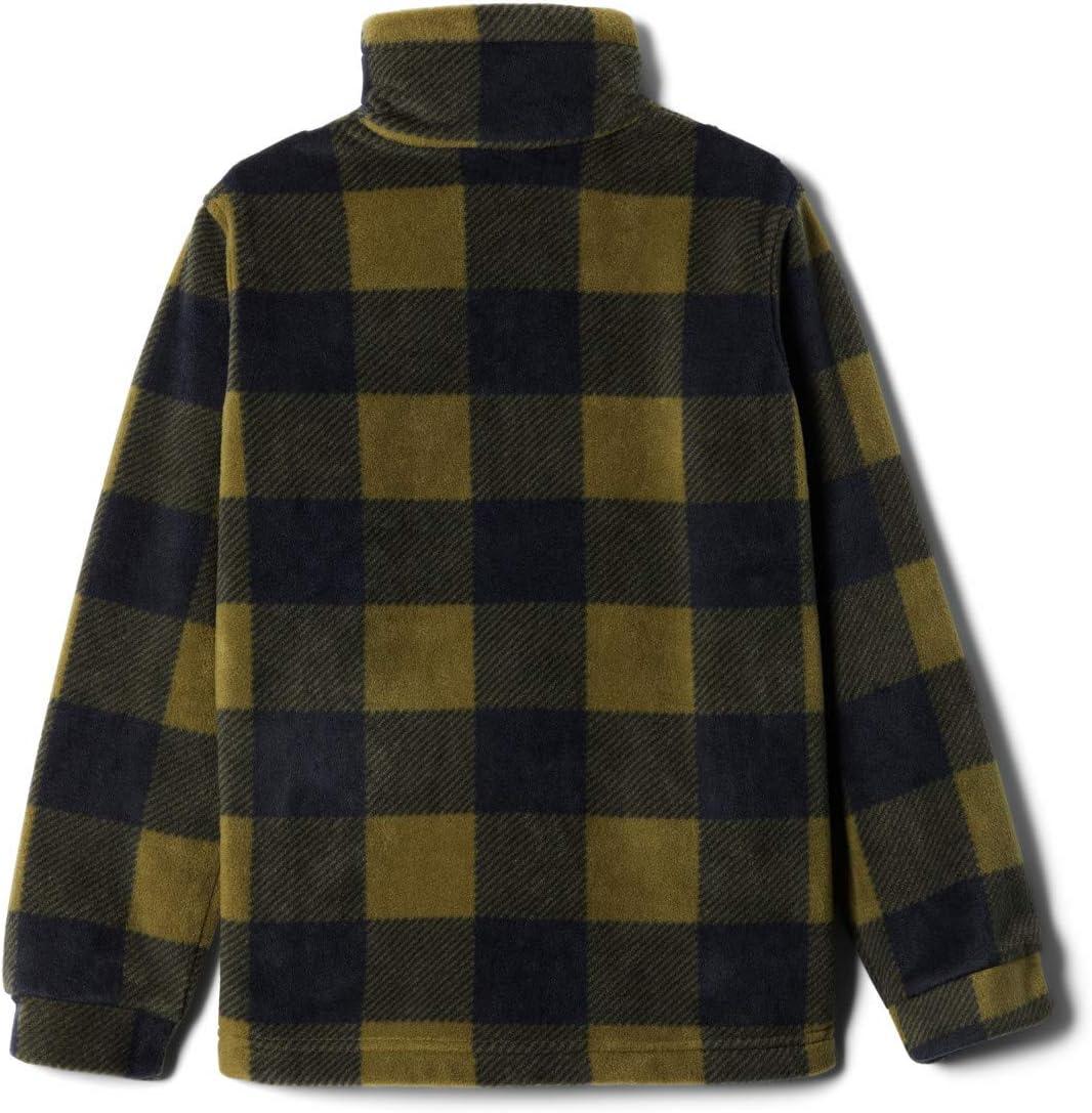 imageColumbia Boys Zing Fleece Jacket JacketNew Olive Check B Print