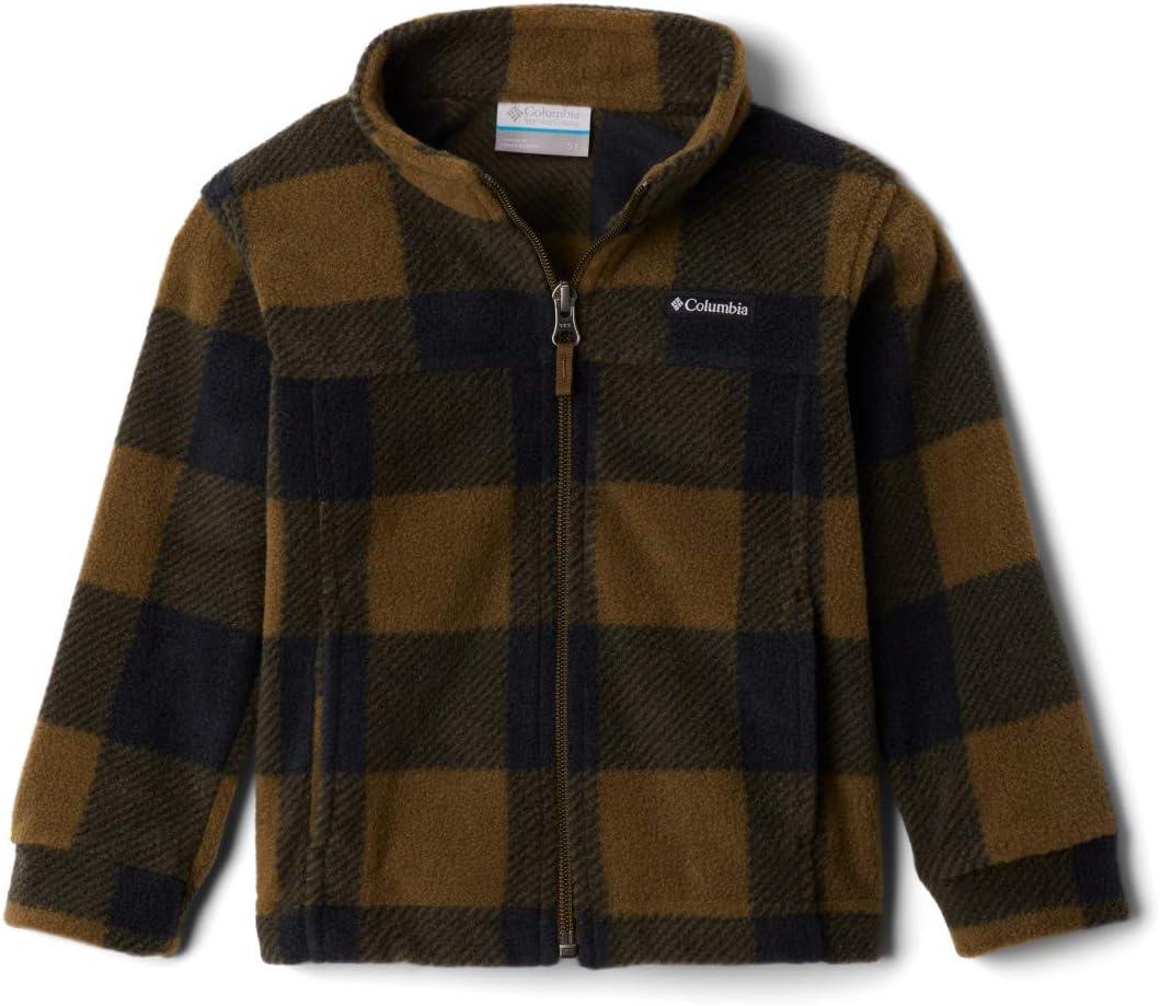 imageColumbia Boys Zing Fleece Jacket JacketNew Olive Check B Print
