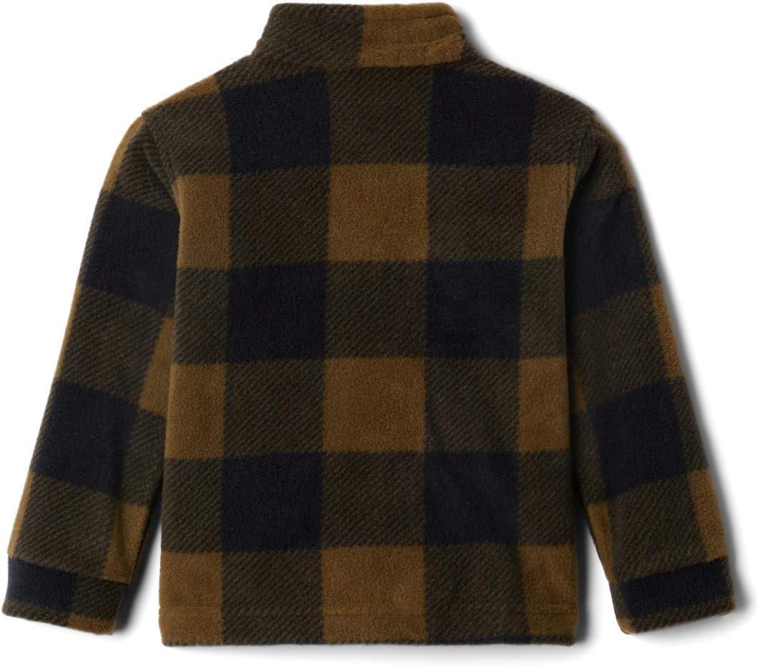 imageColumbia Boys Zing Fleece Jacket JacketNew Olive Check B Print