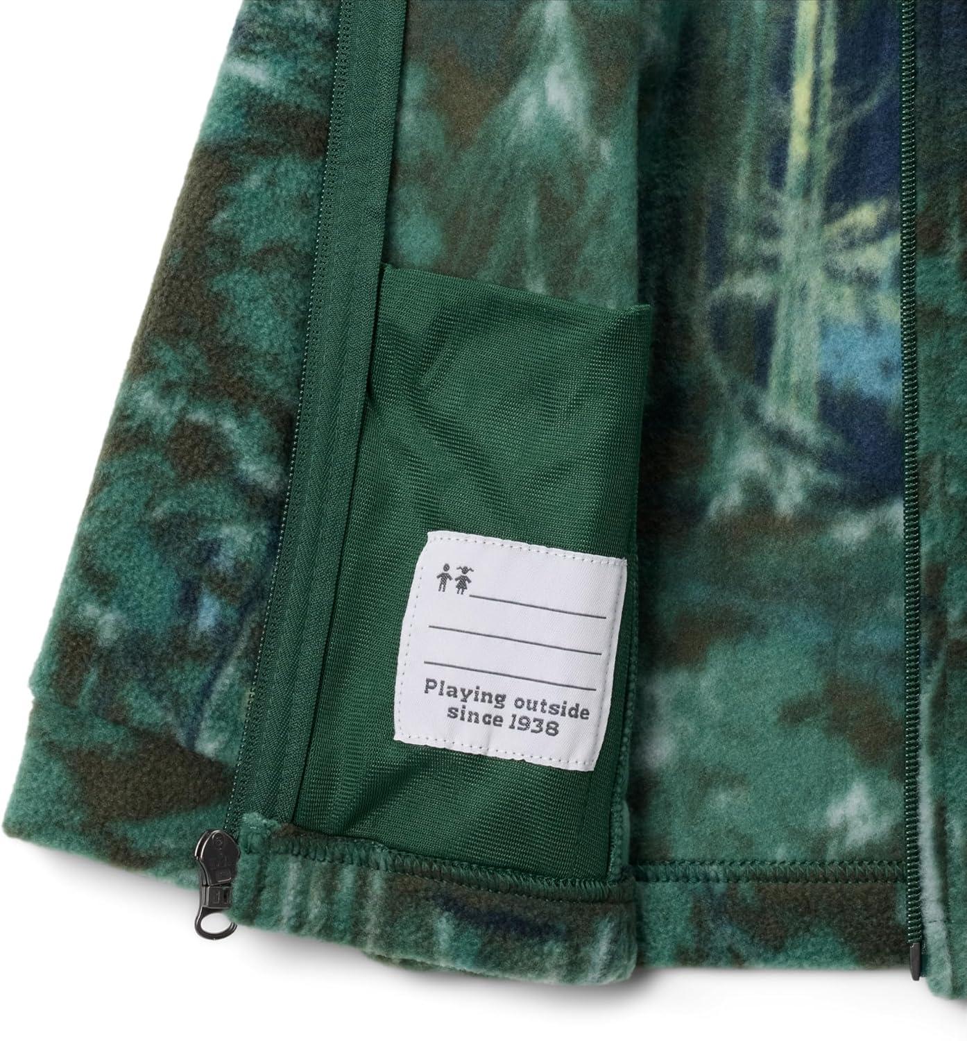 imageColumbia Boys Zing Fleece Jacket JacketRain Forest Deschutrees